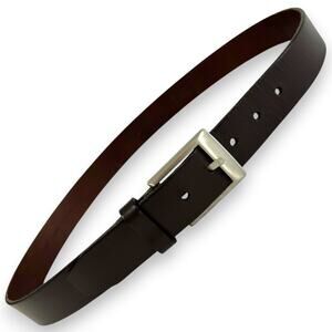 Banana Republic Mens 36 Belt Genuine Leather Dark Brown Fits 34-38 1 1/4" Wide